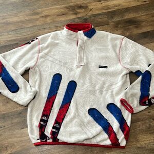 Southern Marsh 1/4 zip Sherpa pullover size small